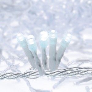 Blachère illumination Rideau lumineux H2 m Blanc froid 96 LED