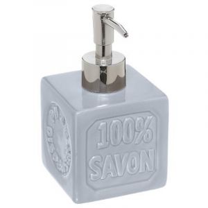 Image de Distributeur Savon Céramique "100% Savon" Bleu Prix