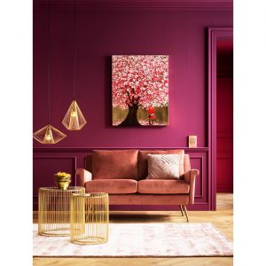 Kare Design Suspension en acier doré D44