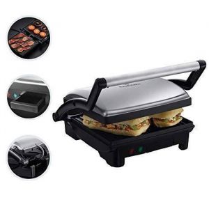 Russell Hobbs Grill 3en1 - 17888-56 - Cuisson Panini - Barbecue de Table - Grande Capacité