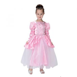 Ptit Clown D&eacute;guisement Costume Enfant - Robe Rose De Princesse - 3-4 Ans - (Sans Accessoire) - P'tit Clown