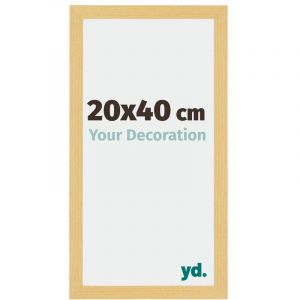 Your Decoration - 20x40 cm - Cadres Photo en mdf Avec Verre acrylique - Anti-Reflet - Excellente Qualité - Hêtre Décor - Cadre Decoration Murale