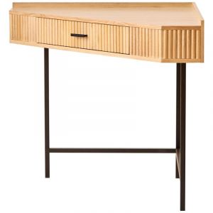 Bureau d'angle en Bois avec Tiroir - Nordlys