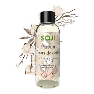 Concentré de Parfum pour Bougies Création de Bougies sans CMR de Grasse 30 ml (Fleur de coton)