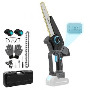 Cecotec Sierra de Podar Brushless 21V 2 Ah con Pantalla Digital y Maletín