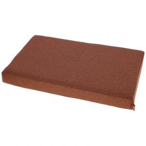 Kerbl Pet Matelas en Mousse &agrave; m&eacute;moire de Forme Oliver, pour Chiens avec probl&egrave;mes d'articulations, Orthop&eacute;dique, Housse Lavable, Made in Italy, Marron, 100x60x8 cm