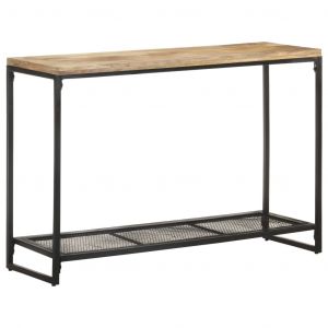 VidaXL Table console 110x35x75 cm Bois de manguier massif