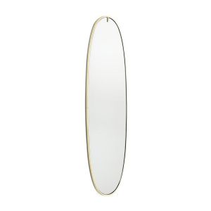 Flos La Plus Belle miroir mural LED, dor&eacute; bross&eacute;