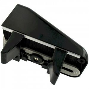 G&acirc;che - pour portail coulissant &eacute;paisseur 30 &agrave; 120 mm - noir TIRARD