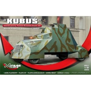 Image de Mirage Maquette militaire - KUBUS- Armoured car - August/September 1944 Warsa