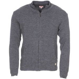 Armor Lux Gilet Cardigan laine zippé Plouescat - Couleur EU XXL,EU S,EU XL - Taille Gris