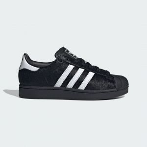 Adidas Originals Superstar II Pony Hair Women's, Black - Taille 38 2/3