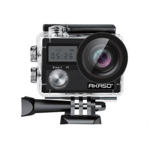 Akaso Brave 4 Caméra de poc 4K / 24 pi/s 20 0 MP Wi Fi sous marin jusqu'à 30 m