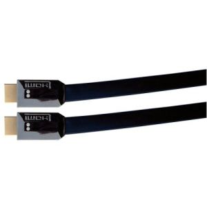 Two dots HDMI / Ethernet High Speed c&acirc;ble Full HD 3D pour PC / PS3 / Xbox 360