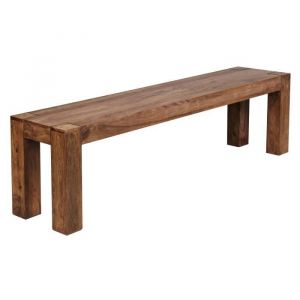 M&S Banc 160x35x45 cm en bois de sheesham massif