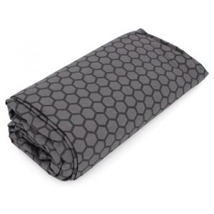 Linnea Drap housse imprimé 80x200 cm percale de coton ASIA gris Anthracite Bonnet 40 cm