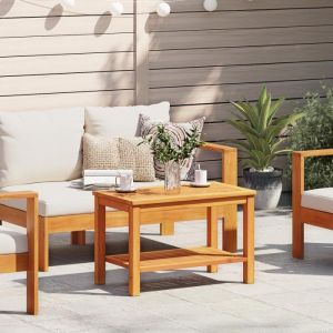 VidaXL Table basse Marron 70 x 40 x 45 cm Bois d'acacia massif