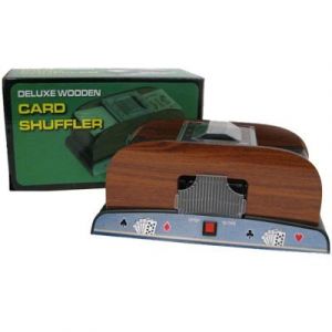 Hobby Tech M&eacute;langeur de cartes &eacute;lectrique - Flans en bois