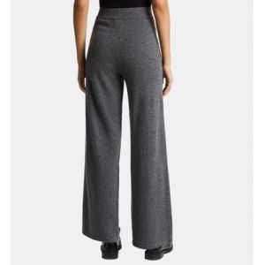 Image de Galeries Lafayette Pantalon large cachemire femme Zalcov Gris - Couleur Gris - Taille L