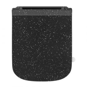 SREWOHS PRO Abattant WC Forme carr&eacute;e Ultra-mince [COURT], Cuvette Toilette avec Frein de Chute, Lunette WC Blanche, si&egrave;ge de toilette universel de forme carr&eacute;e, test&eacute;e jusqu'&agrave; 150kg, Noir