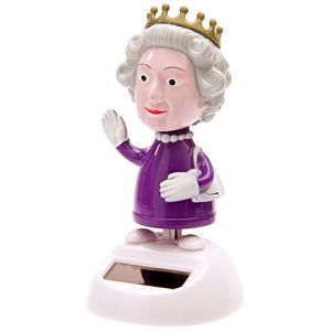 Puckator FF30 Figurine Solaire The Dancing Queen, Plastique, Violet/Gris/Rose, 6 x 5 x 10 cm