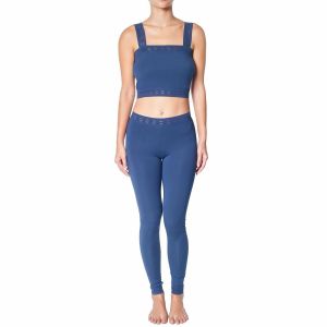 HUIT crop top Jeanne Bleu - Taille XS