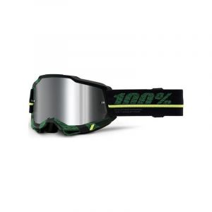 100% Masque 100 accuri 2 vert lentilles miroir argent