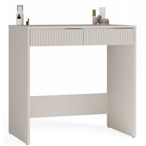 MARINA 2S - Bureau avec 2 tiroirs - Beige Cachemire
