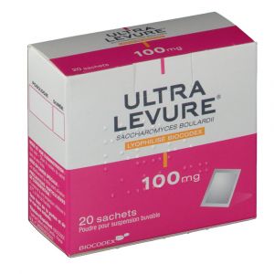 Image de Biocodex Ultra Levure 100 mg - 20 Sachets