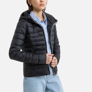 Only Doudoune courte &agrave; capuche, zipp&eacute;e Noir - Taille S;XS