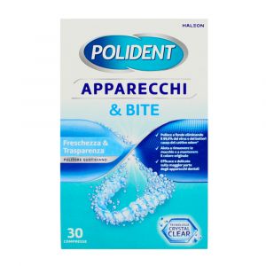 Polident Appareils & Goutti&egrave;res Fra&icirc;cheur & Transparence 30 Comprim&eacute;s