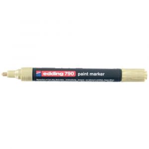 Edding 855308 - Marqueur peinture permanente E790 pointe ogive - Or