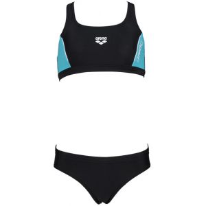 Image de Arena Thrice Bikini Girls, black/martinica/white 152 Maillots deux pièces