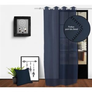 Soleil d'Ocre Voilages SPIRIT Bleu - Taille 135x250 cm