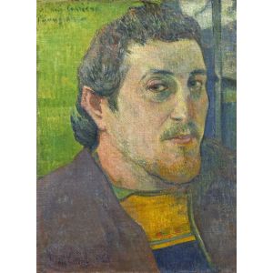 Grafika Puzzle Paul Gauguin : Autoportrait Dédicacé à Carrière, 1888-1889