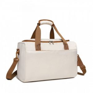 Kono Sac de Voyage Ryanair 40x20x25cm Léger Sac Cabine à Main avec Bandoulière 20L Sac Crème