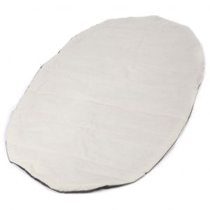 Image de Deryan Tapis de couchage en coton Baby Luxe Cr&egrave;me