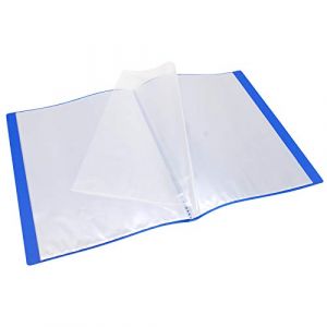 Waytex Protège Documents A4 60 Vues 30 Pochettes Couverture Polypro Bleu