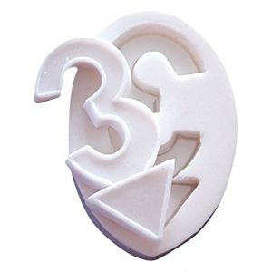Silikomart Moule en silicone SLK003 Number 3