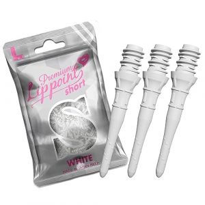 Pointes Flechettes Lippoint Premium Shortlip White 2ba 21mm 30Unid Shortlip-Prem-Whh