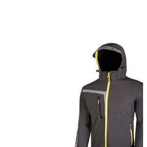 U-Power Veste de travail non doublée Soft Shell - QUICK ASPHALT GREY - PE114AG - taille: XL - Gris