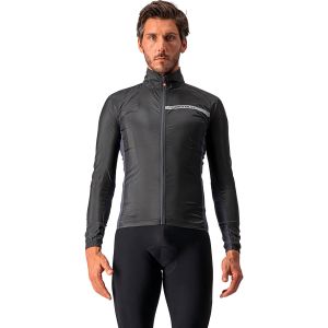 Castelli Squadra Stretch Cycling Jacket AW21 - LIGHT BLACK-DARK GRAY - XS, LIGHT BLACK-DARK GRAY