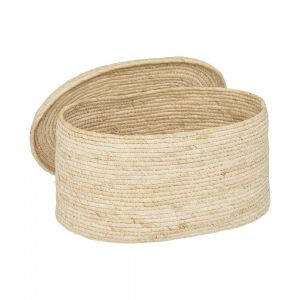 Image de Atmosphera Lot de 2 Paniers de Rangement "Rivi" 50cm Beige