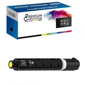 Image de PREMIUM CARTOUCHE - x1 Toner - CEXV55 (2185B002) C-EXV55 JAUNE Compatible pour Canon IR Advance C 256 i, C 256 i II, C 257 i DX, C 3