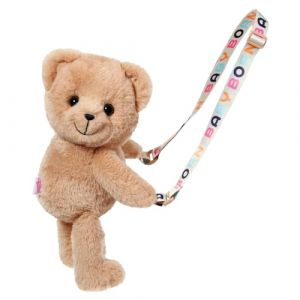 Zapf Creation BABY born Sac 836354 - Sac à bandoulière avec fermeture éclair et sangle de marque - Convient aux enfants à partir de 3 ans