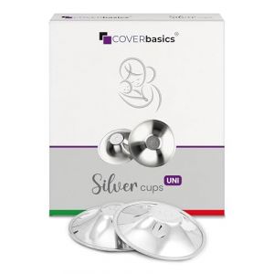 Image de COVERbasics SilverCups Coppette Paracapezzoli Argento per Allattamento