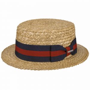 Image de Stetson Chapeau en Paille de Blé Boater nature L (58-59 cm)