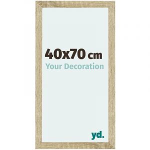 Your Decoration - 40x70 cm - Cadres Photo en MDF Avec Verre acrylique - Anti-Reflet - Excellente Qualit&eacute; - Ch&ecirc;ne Sonoma - Cadre Decoration Murale