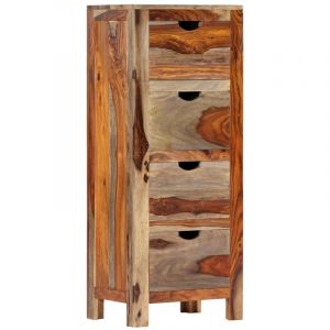 Image de VidaXL Armoire à tiroirs 40x30x100 cm Bois massif de Sesham