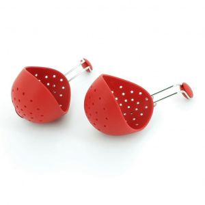 Cuisipro 717182 - Set de 2 pocheuses à oeufs en silicone